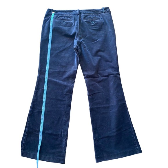 Women’s New York Company Stretch Size 10 Brown Velvet Pants Bootcut Flared - Picture 3 of 9